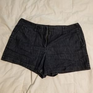 Dark blue jean shorts